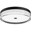 24W LED lubinis šviestuvas MOLINO, juodas, 3000/4000/6000K, IP40