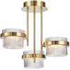 Pakabinamas šviestuvas Italux Lubinis šviestuvas Tiara PND-77362-3-24W-GD