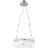 24W LED pakabinamas šviestuvas NOSTA, chromo sp./skaidrus, 3000K