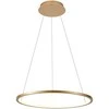 Italux 24W LED pakabinamas šviestuvas VINOLA, aukso sp., 3000/4000K
