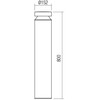 24W LED pastatomas lauko šviestuvas XGROW, rūdžių sp., 3000K, IP65, 90506
