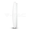 Lubinis šviestuvas V-tac 24W LED paviršinis šviestuvas, baltas, suderinamas su AMAZON ALEXA ir GOOGLE HOME, 2700-6500K/RGB