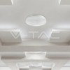 Lubinis šviestuvas V-tac 24W LED paviršinis šviestuvas, baltas, suderinamas su AMAZON ALEXA ir GOOGLE HOME, 2700-6500K/RGB