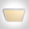 Lubinis šviestuvas 24W LED paviršinis šviestuvas, baltos sp., 2800/3300/4000K, 300x300mm, UGR19, 62020JU/W/V