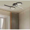 Lubinis šviestuvas V-tac 24W LED paviršinis šviestuvas, juodas, 3000K