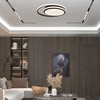Lubinis šviestuvas 24W LED paviršinis šviestuvas, juodas, 4000K
