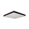 Lubinis šviestuvas 24W LED paviršinis šviestuvas, juodas, 4000K