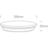 Lubinis šviestuvas 24W LED plafonas, baltas, 3000K, 62026B/W