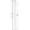24W LED sieninis lauko šviestuvas REFLEXA, juodas, 3000K, IP54, 90625