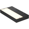 24W LED sieninis šviestuvas APEX, juodas, 3000K, 01-3760