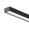 24W LED sieninis šviestuvas HORIZON, juodas, 3000/4000K, IP44, 01-3788