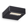 24W LED sieninis šviestuvas TAB, juodas, 3000K, 369167