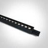 24W LED šviestuvas į magnetines sistemas P&P, juodas, 3000/3500/4000K, 48V, 50°, 42112PB/B/V