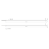24W/m LARGE LED NEON juosta, 4000K, 24V DC