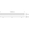 24x1,5W LED linijinis sienų šviestuvas, pilkas, RGB, 7055B/RGB
