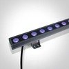 24x1,5W LED linijinis sienų šviestuvas, pilkas, RGB, 7055B/RGB