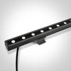 24x1W LED linijinis sienų šviestuvas, pilkas, 4000K, 7055B/C