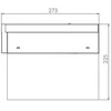 Intelight 2,5W avarinis/evakuacinis šviestuvas DIRECTO S M 1H MT, juodas