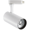 25W LED akcentinis šviestuvas į 3 fazių bėgelį FOX, baltas, 4000K, 322391