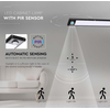 V-tac 2,5W LED įkraunamas linijinis paviršinis šviestuvas, 60cm, juodas, 4000K, su judesio davikliu