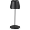 2,5W LED įkraunamas stalo šviestuvas CUTE, juodas, 2200-2700K, IP65, dimeriuojamas, 346908