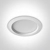 25W LED įleidžiamas šviestuvas, baltas, 4000K, 10125B/W/C