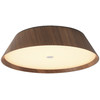 25W LED lubinis šviestuvas CORA, medžio/juodos sp., 2700/3000K, dimeriuojamas, P4015070WALDT