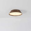 25W LED lubinis šviestuvas CORA, medžio/juodos sp., 2700/3000K, dimeriuojamas, P4015070WALDP
