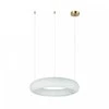 Bikuvalt 25W LED pakabinamas šviestuvas, žalvario/baltos sp., 3000K, dimeriuojamas, 34cm, 2542
