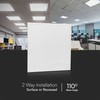 V-tac 25W LED panelė, 60x60cm, balta, 6500K, 180lm/W