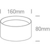 25W LED paviršinis šviestuvas, baltas, 3000/4000/5000K, IP44, 12125D/W/V