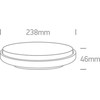 25W LED plafonas, antracito sp., 3000K, 67362/AN/W