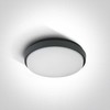 25W LED plafonas, antracito sp., 3000K, 67362/AN/W