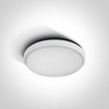 25W LED plafonas, baltas, 3000K, 67362/W/W