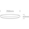25W LED plafonas, baltas, 4000K, 67370/W/C