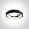 Lubinis šviestuvas 25W LED plafonas, juodas, 3000K, 67402/B/W