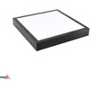 Luxmena 26-34W LED paviršinė panelė GRANDER, juoda, 3000K/4000K/6500K, IP44