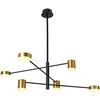 Italux Pakabinamas šviestuvas Remdal PND-16374-6-BK-GD-3K