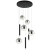 26W LED pakabinamas šviestuvas, juodos/dūmų sp., 3000K, dimeriuojamas, 2655