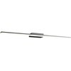 27,39W LED sieninis šviestuvas BARRIO, juodas, 4000K, IP44, 01-2508