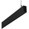 27W LED linijinis paviršinis/pakabinamas šviestuvas FX35-P, juodas, 3000K, DALI