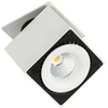 Lubinis šviestuvas Netlighting 28W LED įleidžiamo montavimo šviestuvas SEVILLA SQUARE, baltos/juodos sp., 4000K
