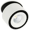 Pakabinamas šviestuvas 28W LED įleidžiamo montavimo šviestuvas SEVILLA ROUND, baltos/juodos sp., 4000K