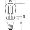 Ledvance 2,8W LED lemputė SPECIAL T26, E14, skaidri, 2700K
