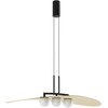 28W LED pakabinamas šviestuvas CODY, juodos/baltos/aukso sp., 3000K, 01-3290
