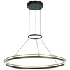 Italux Pakabinamas šviestuvas Merlot PND-54638R-28W-3K-BK-GD