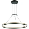 Italux Pakabinamas šviestuvas Merlot PND-54638R-28W-3K-BK-GD