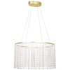 28W LED pakabinamas šviestuvas SOL, skaidrus/aukso sp., 3000K, 4306200