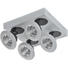 Lubinis šviestuvas 28W LED paviršinis šviestuvas CATALINA, baltos/pilkos sp., 3000K