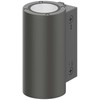 Sieninis šviestuvas 29/22/14,5W LED sieninis fasado šviestuvas URBAN WALL VARIO, pilkas, 3000/4000K, 55°, IP65